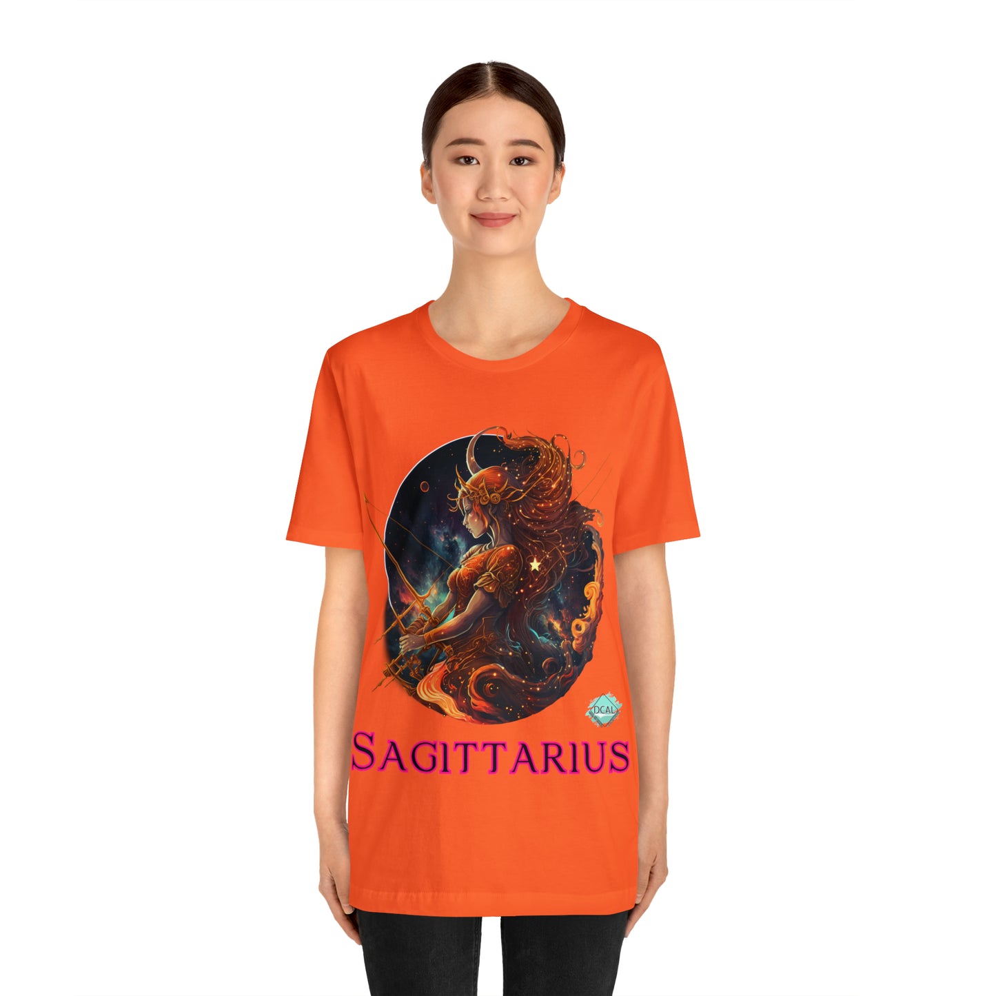 DCAL Zodiac Collection "Sagittarius" Unisex Jersey Short Sleeve Tee