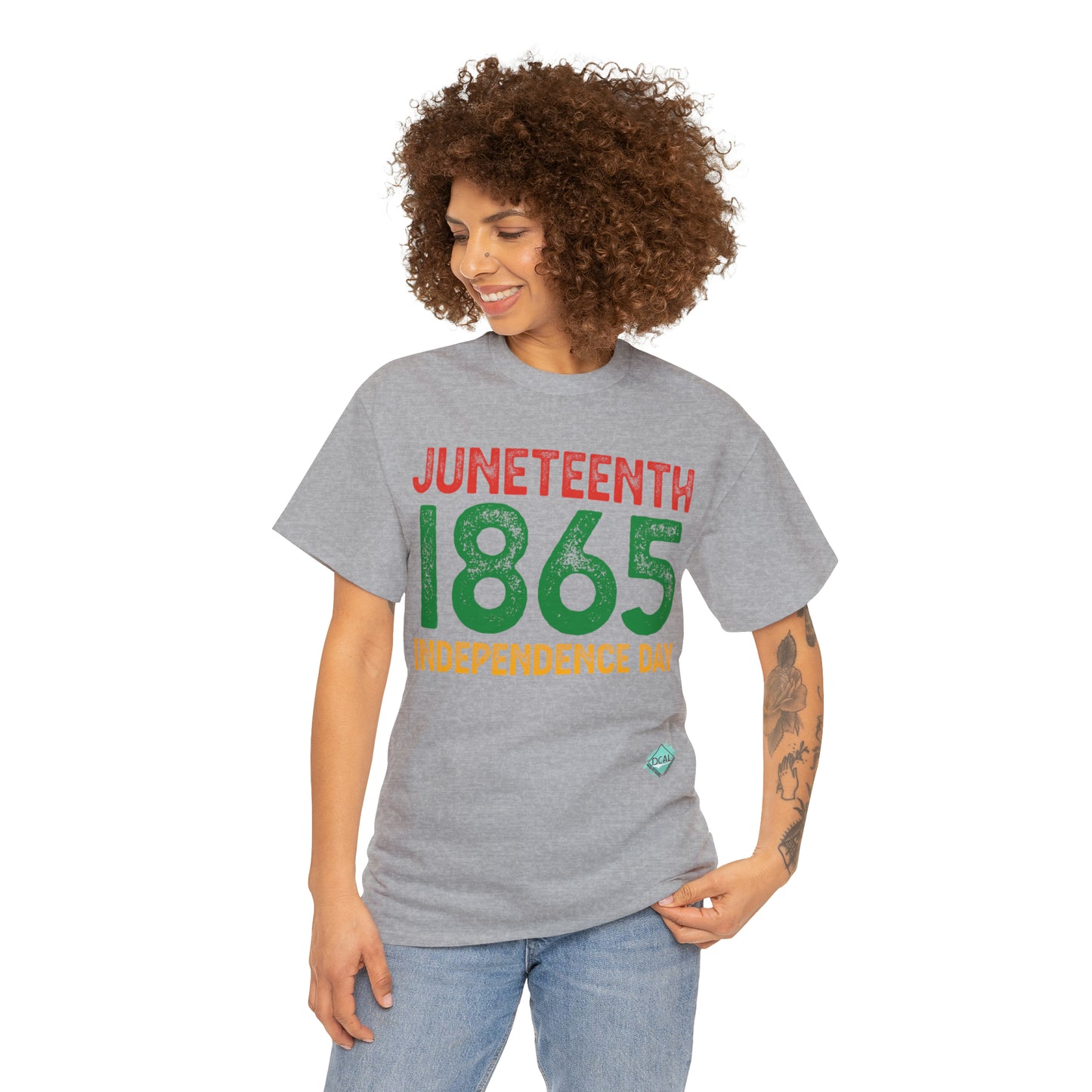 DCAL Juneteenth "1865" Unisex Heavy Cotton Tee