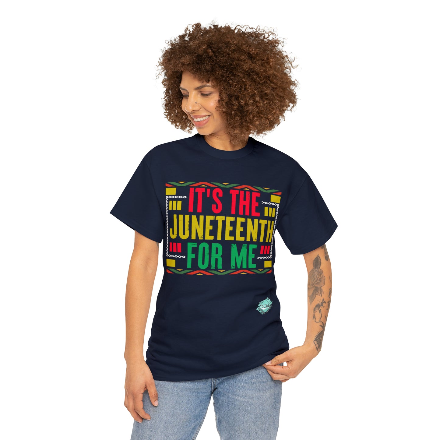 DCAL Juneteenth Its The Juneteenth" Unisex Heavy Cotton Tee