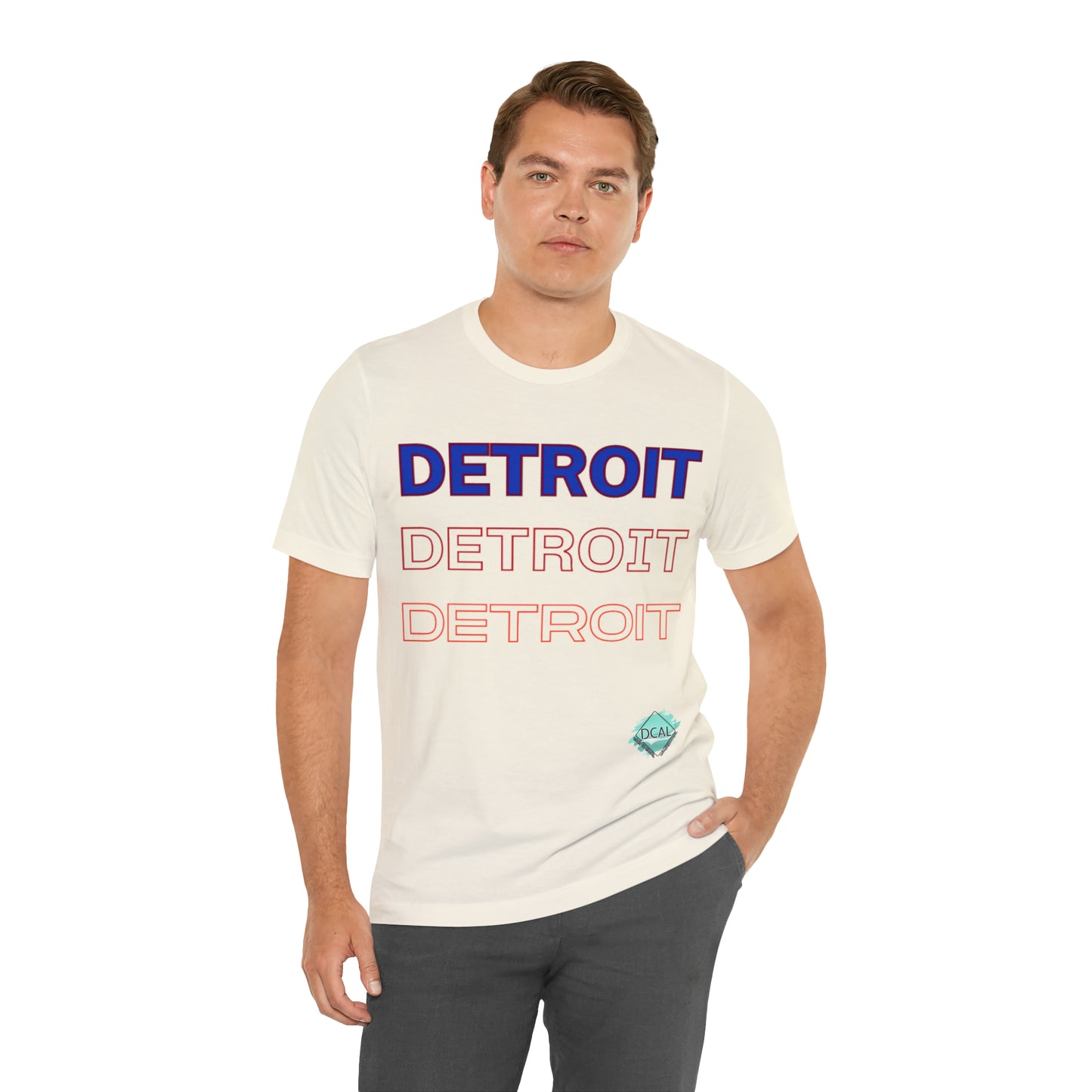 DCAL Downtown Diaries "Detroit" Unisex Jersey Short Sleeve Tee