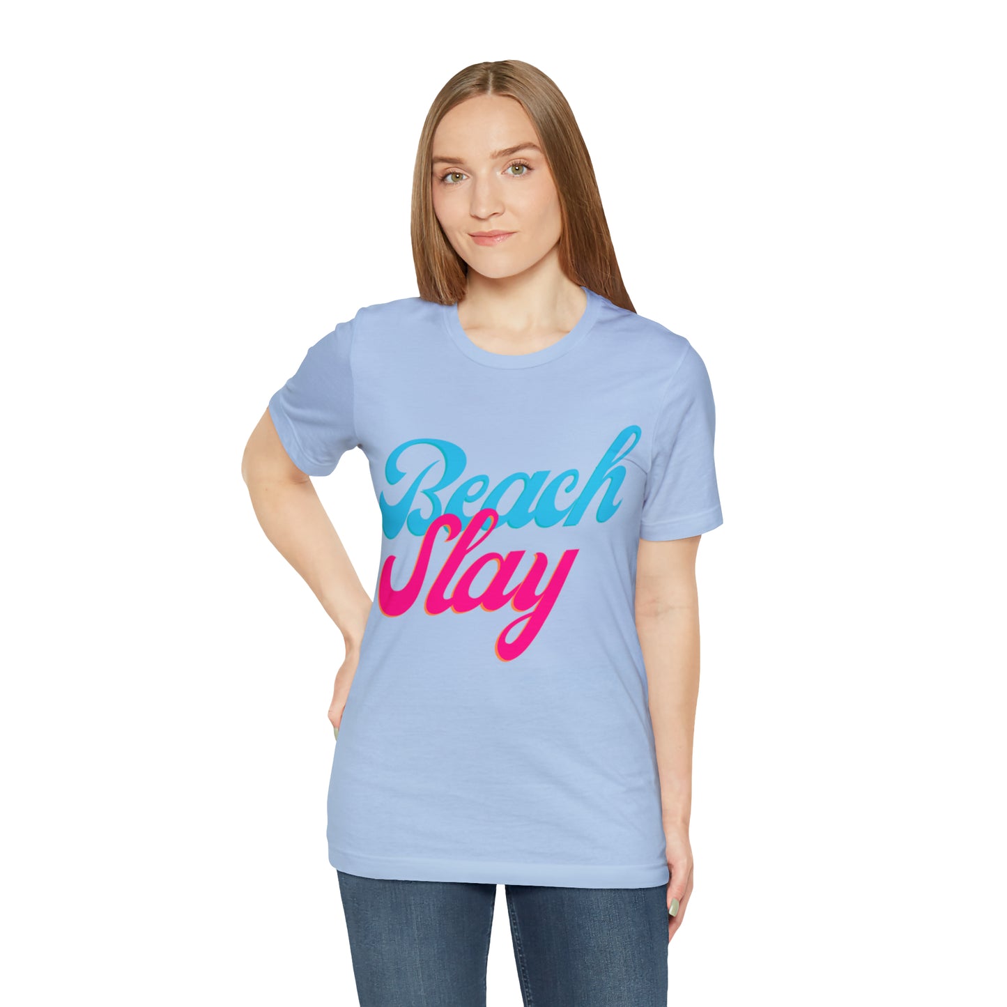 DCAL Beach Collection "Beach Slay" Unisex Jersey Short Sleeve Tee