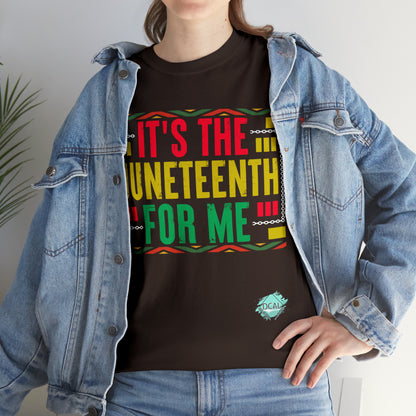 DCAL Juneteenth Its The Juneteenth" Unisex Heavy Cotton Tee