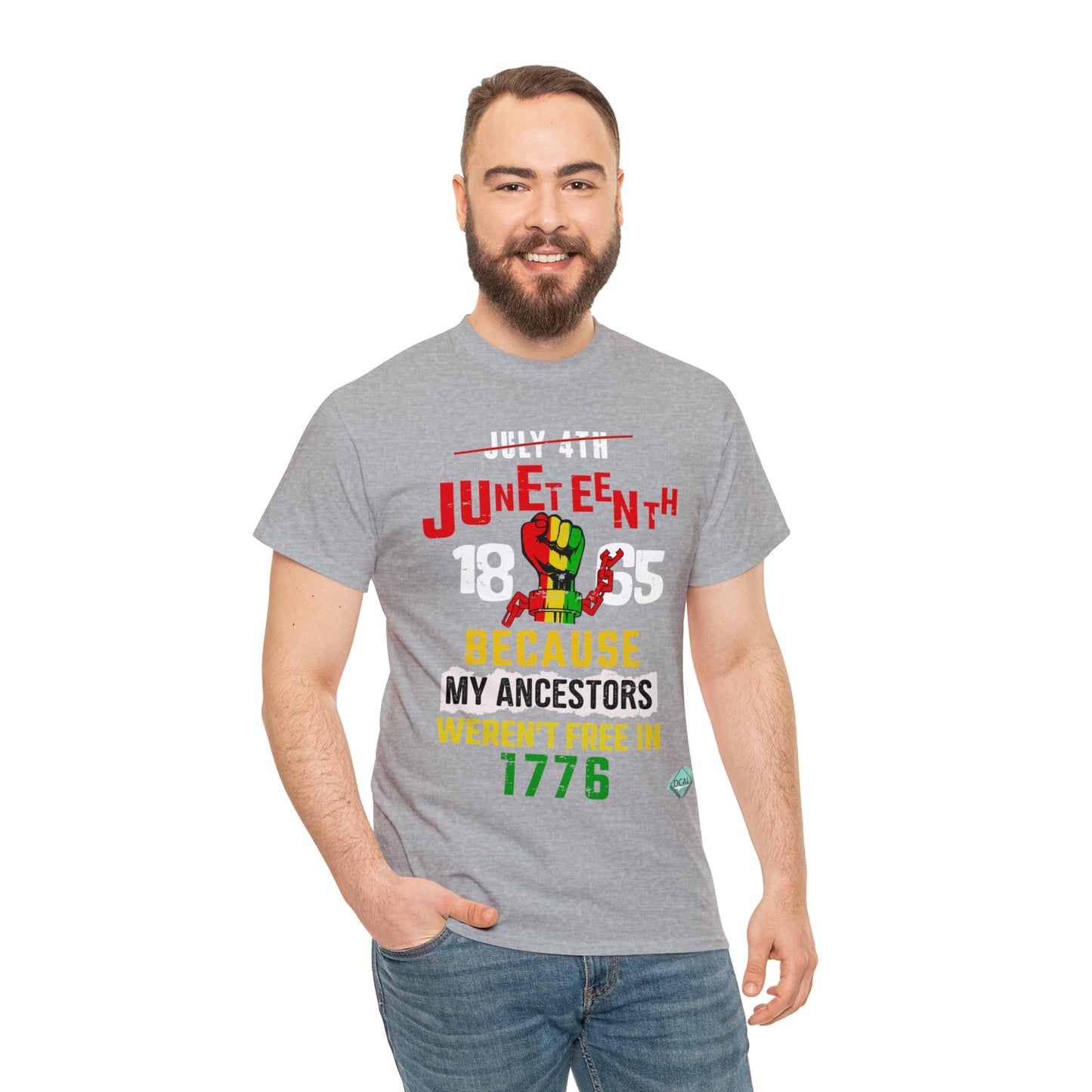 DCAL Juneteenth "Ancestors" Unisex Heavy Cotton Tee