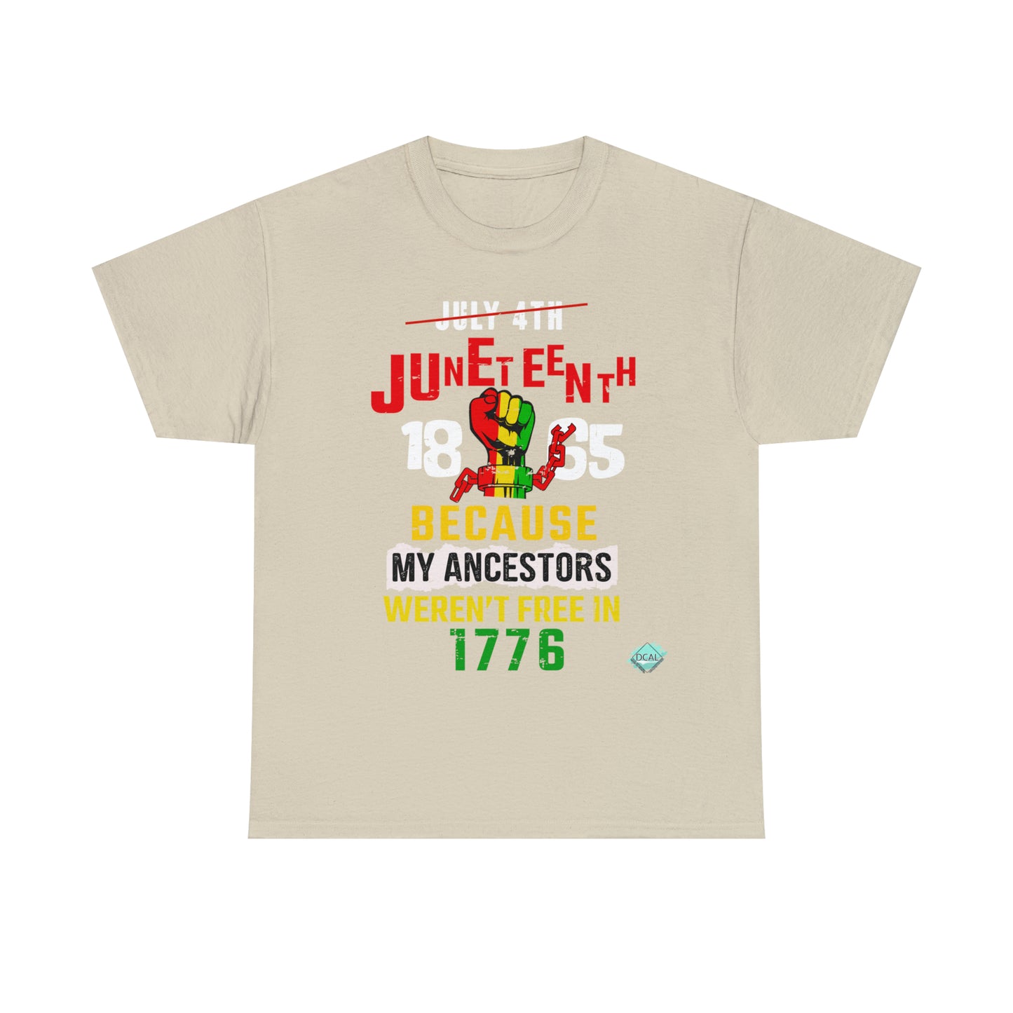 DCAL Juneteenth "Ancestors" Unisex Heavy Cotton Tee