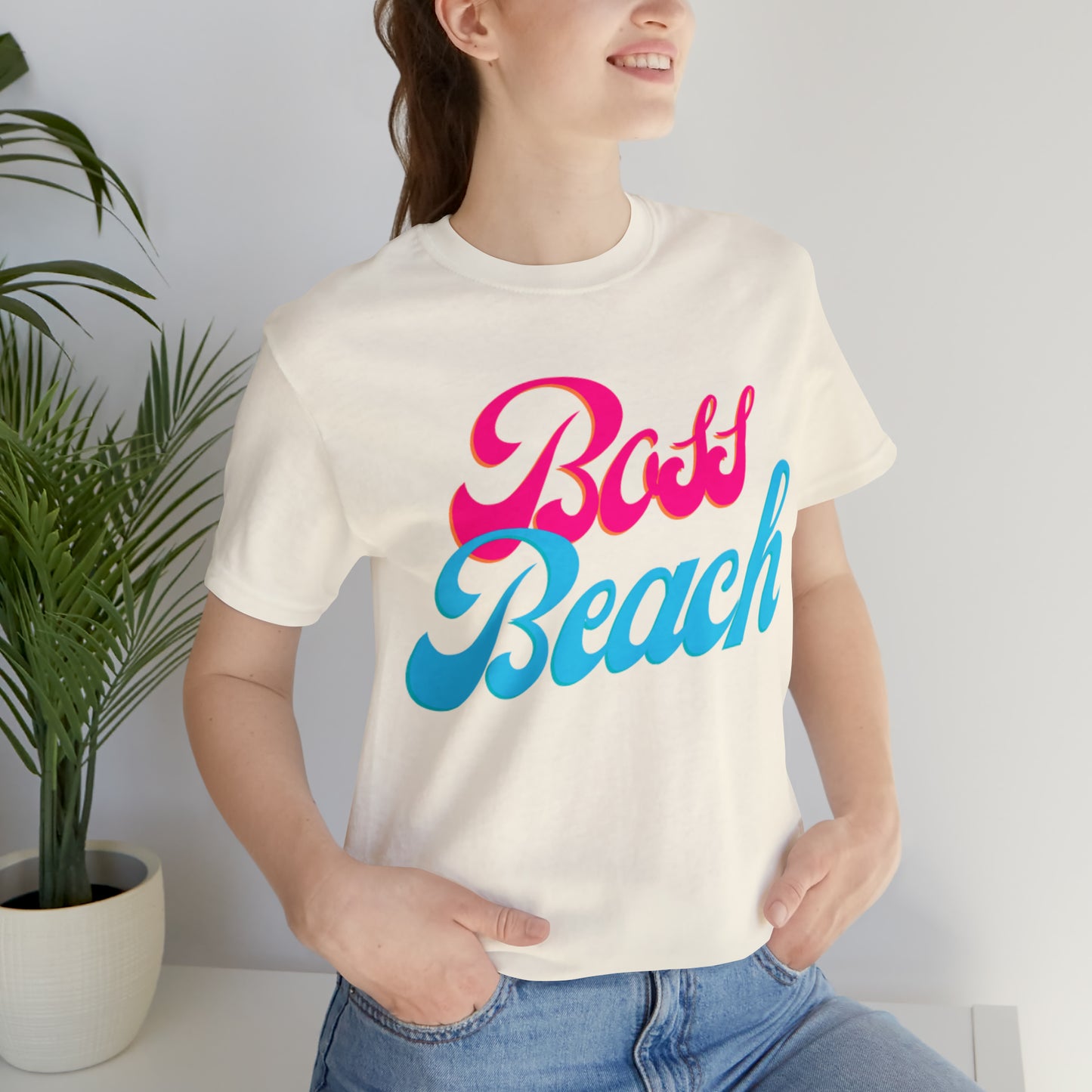 DCAL Beach Collection "Boss Beach" Unisex Jersey Short Sleeve Tee