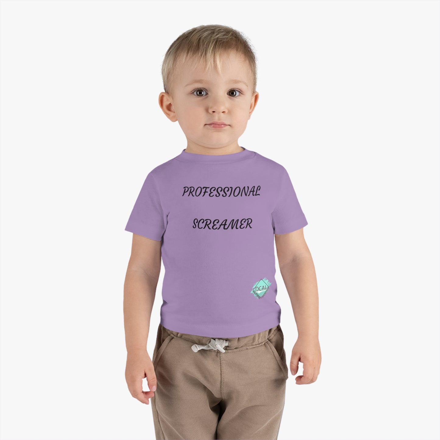 DCAL Baby Clothes "Professional Screamer" Infant Cotton Jersey Tee