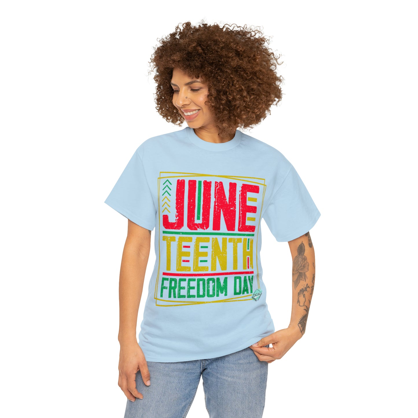 DCAL Juneteenth "Freedom Day" Unisex Heavy Cotton Tee