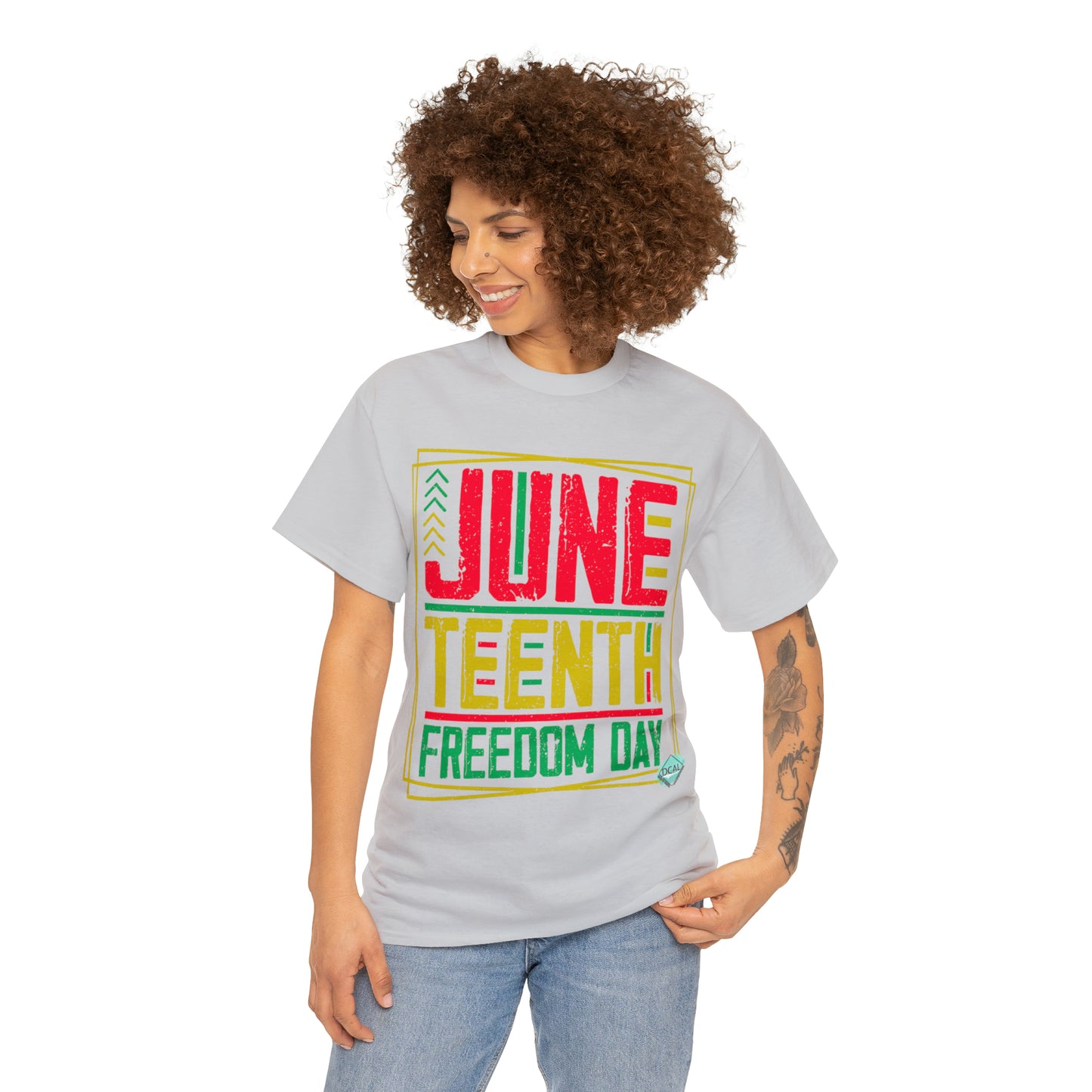 DCAL Juneteenth "Freedom Day" Unisex Heavy Cotton Tee