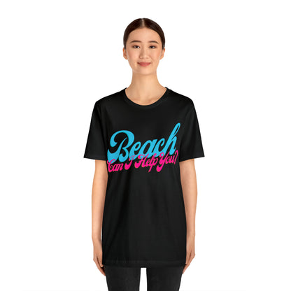 DCAL Beach Collection "Beach Can I Help You?' Unisex Jersey Short Sleeve Tee