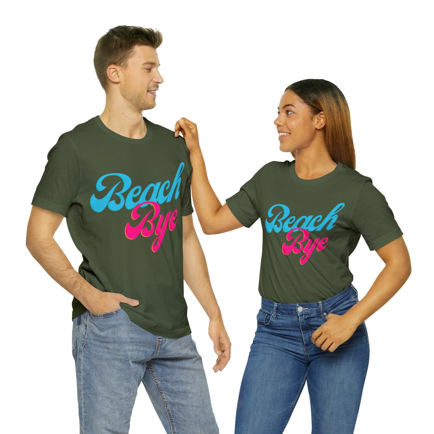 DCAL Beach Collection "Beach Bye" Unisex Jersey Short Sleeve Tee