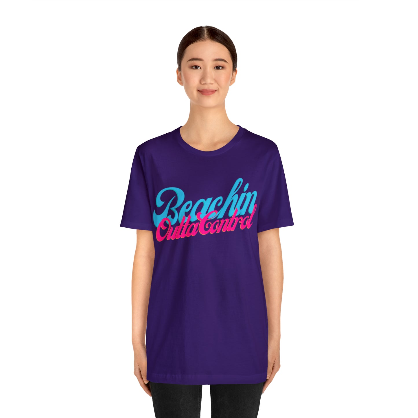 DCAL Beach Collection "Beachin Outta Control" Unisex Jersey Short Sleeve Tee