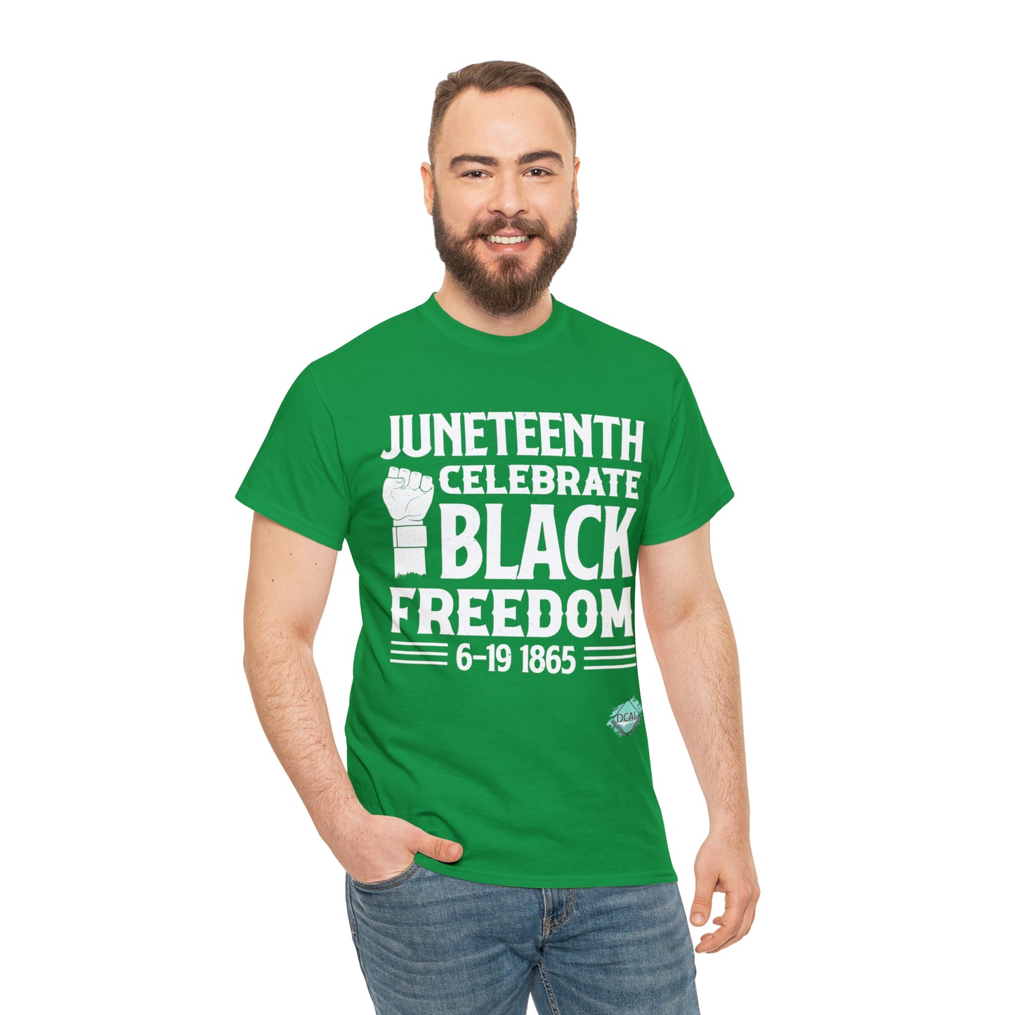 DCAL Juneteenth "Celebrate" Unisex Heavy Cotton Tee