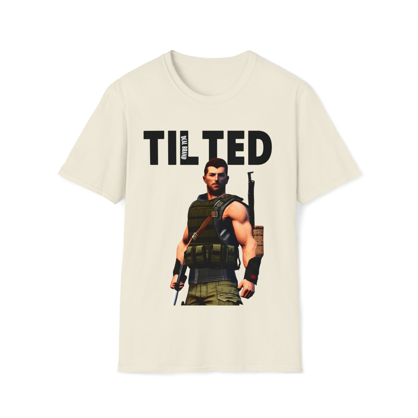 DCAL Graphic Tees Novel "Tilted" Unisex Softstyle T-Shirt