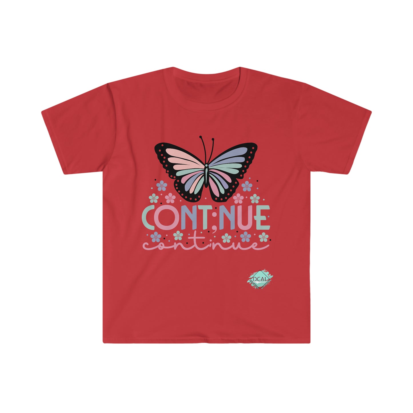 DCAL Strength In Stiches "Continue" Unisex Softstyle T-Shirt