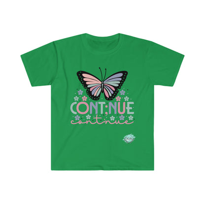 DCAL Strength In Stiches "Continue" Unisex Softstyle T-Shirt