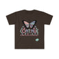 DCAL Strength In Stiches "Continue" Unisex Softstyle T-Shirt