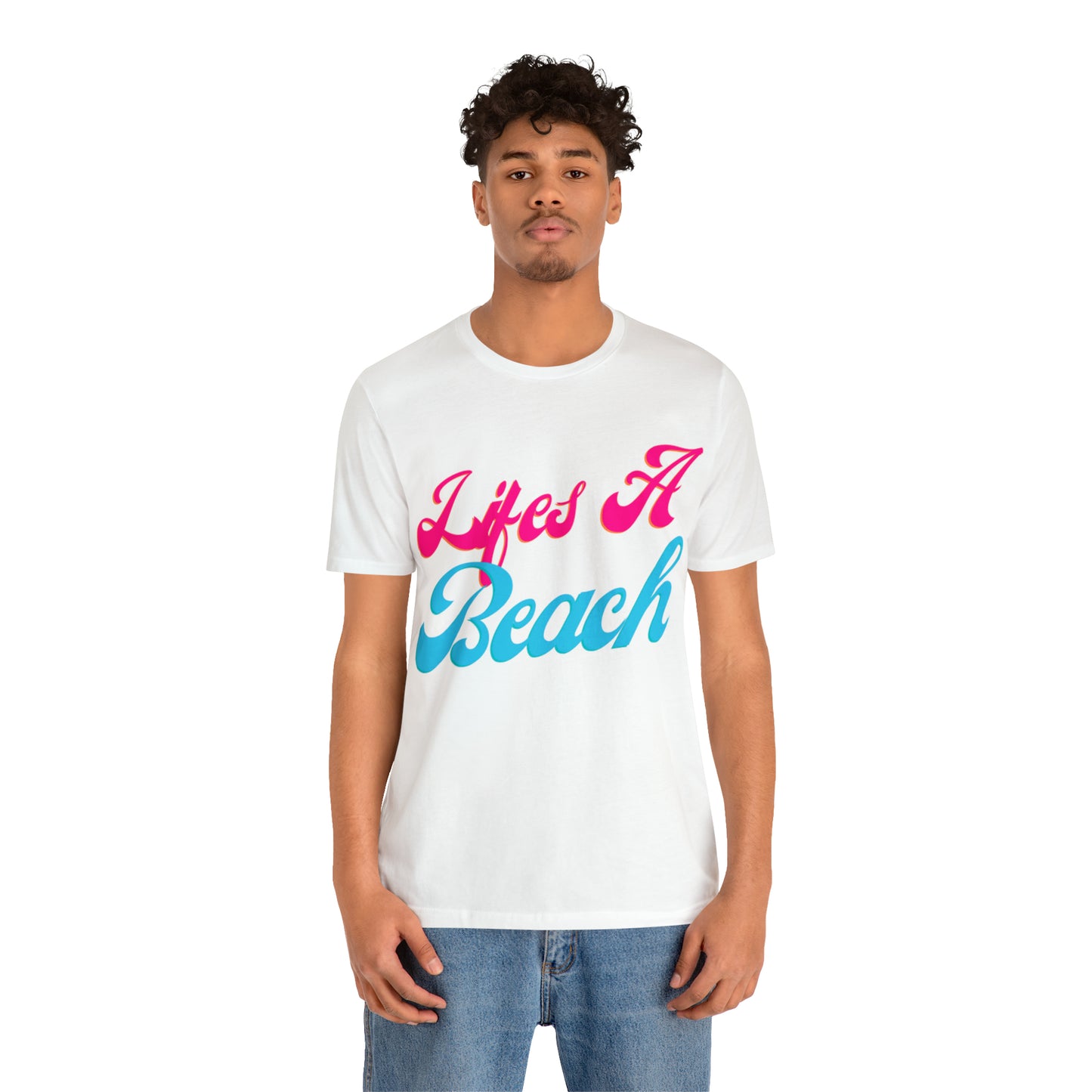 DCAL Beach Collection "Wifes a Beach" Unisex Jersey Short Sleeve Tee