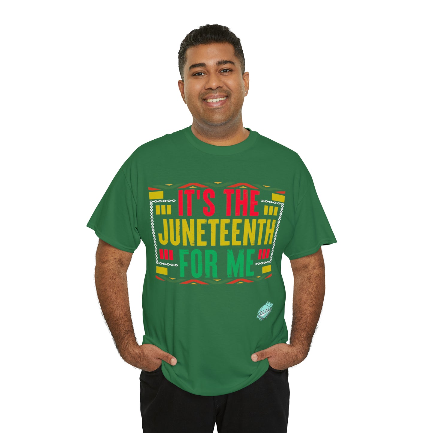 DCAL Juneteenth Its The Juneteenth" Unisex Heavy Cotton Tee