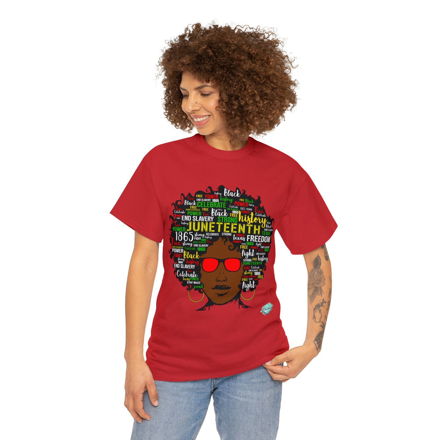 DCAL Juneteenth "Natural" Unisex Heavy Cotton Tee