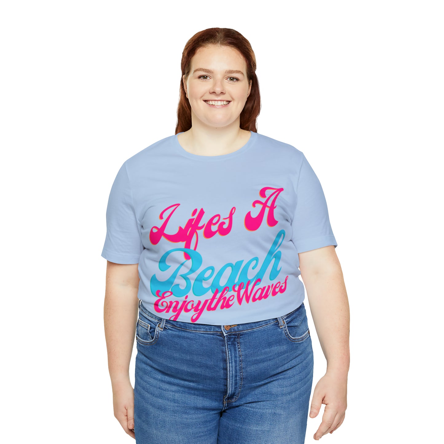 DCAL Beach Collection "Lifes a Beach Enjoy The View" Unisex Jersey Short Sleeve Tee