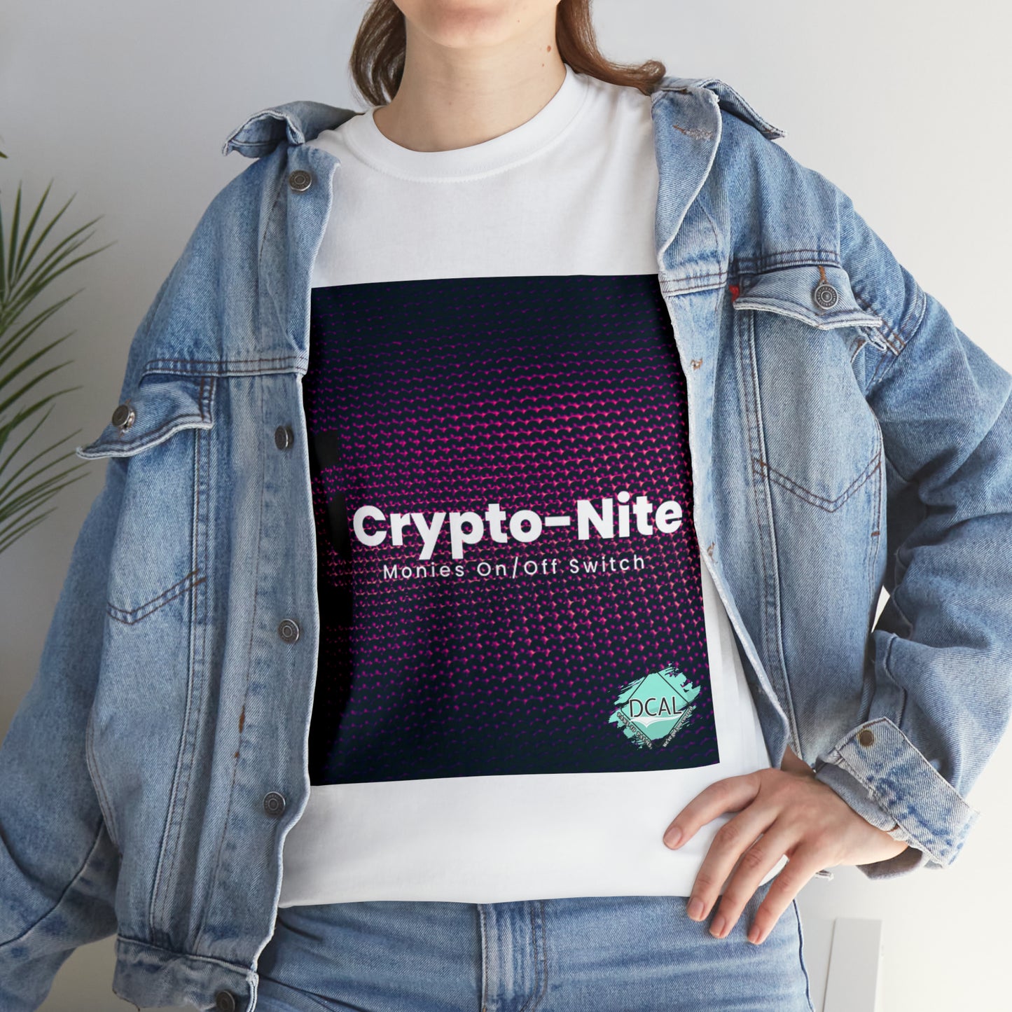 DCAL Graphic Tees "Crypto-Nite" Unisex Heavy Cotton Tee