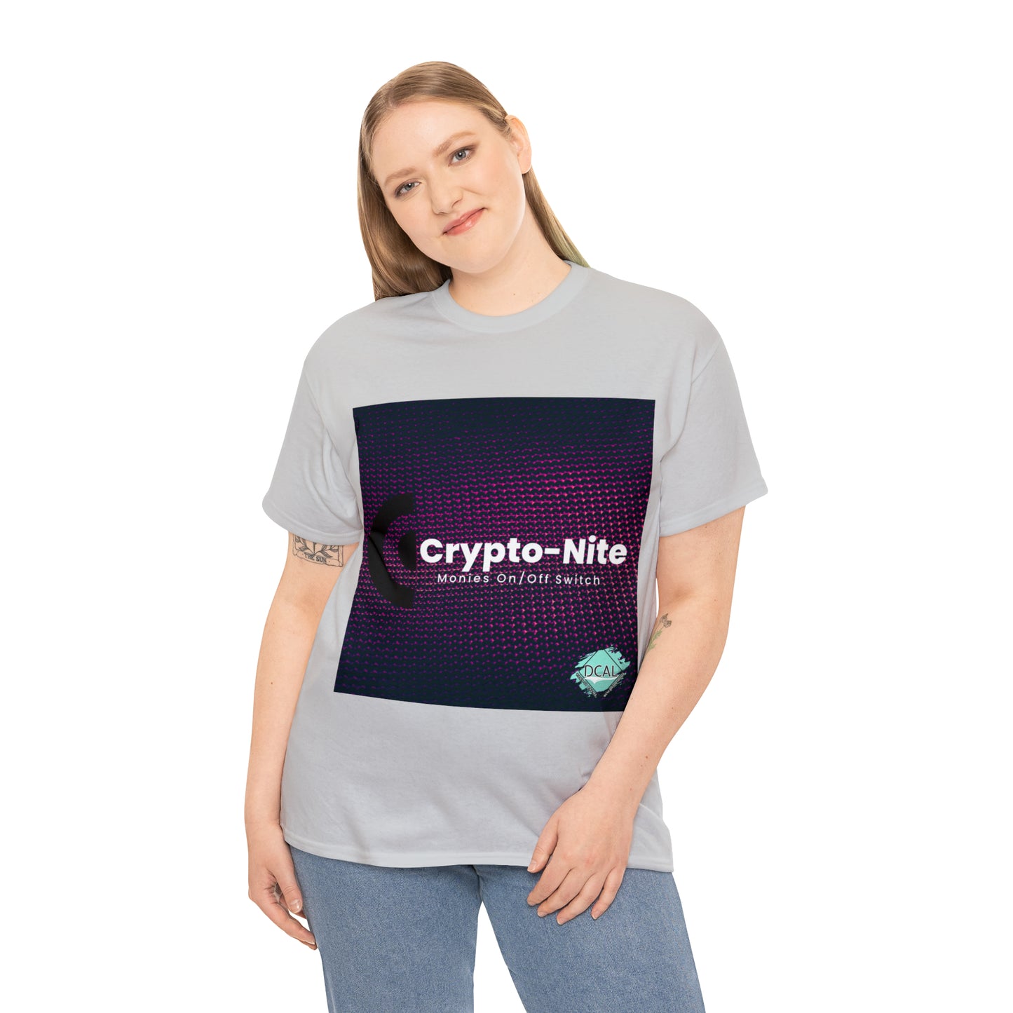 DCAL Graphic Tees "Crypto-Nite" Unisex Heavy Cotton Tee