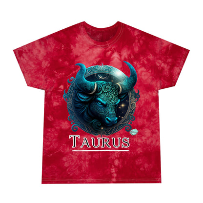 DCAL Zodiac Collection "Taurus" Tie-Dye Tee, Crystal