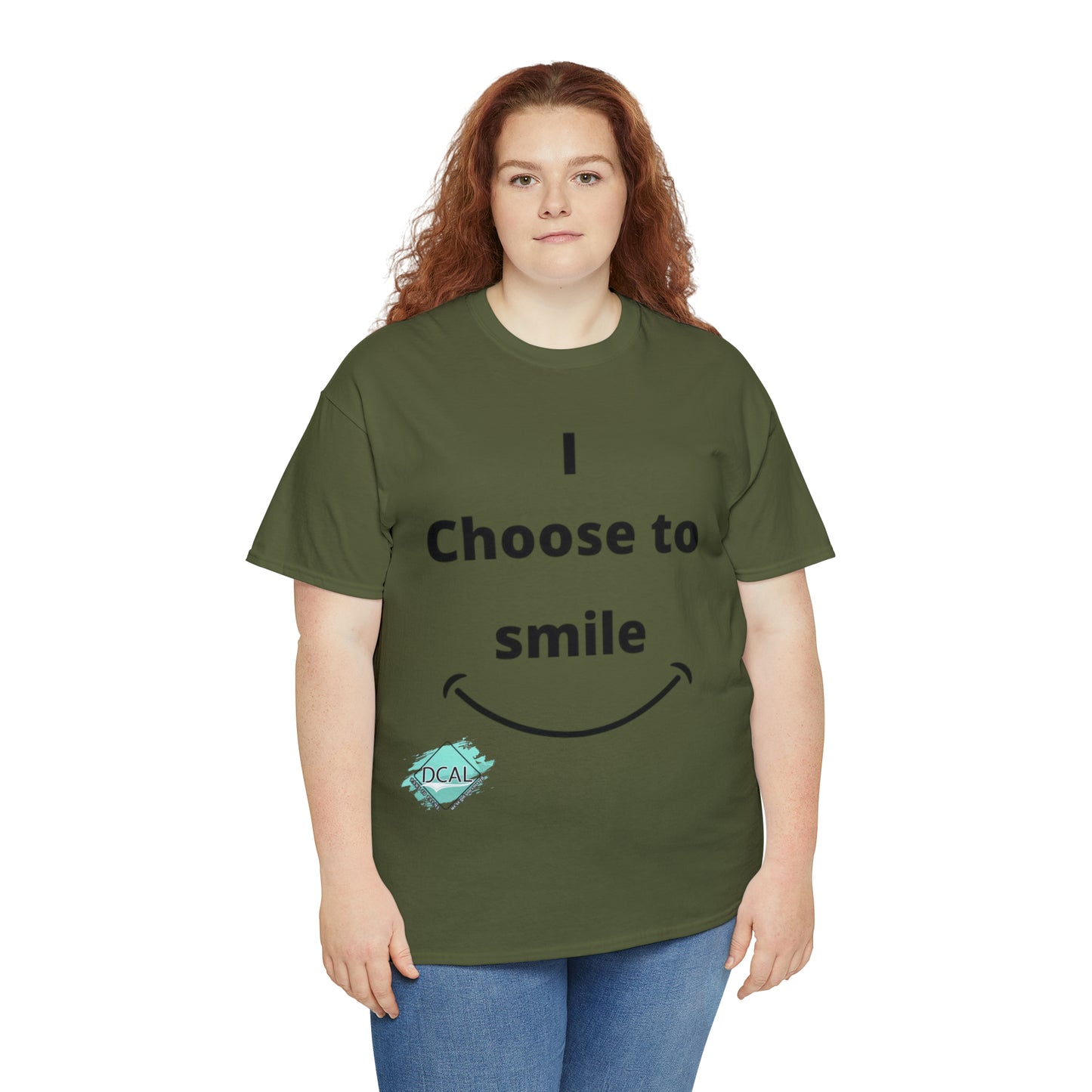 DCAL Graphic Tees "I Choose To Smile" Unisex Heavy Cotton Tee