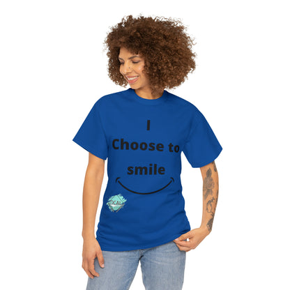 DCAL Graphic Tees "I Choose To Smile" Unisex Heavy Cotton Tee