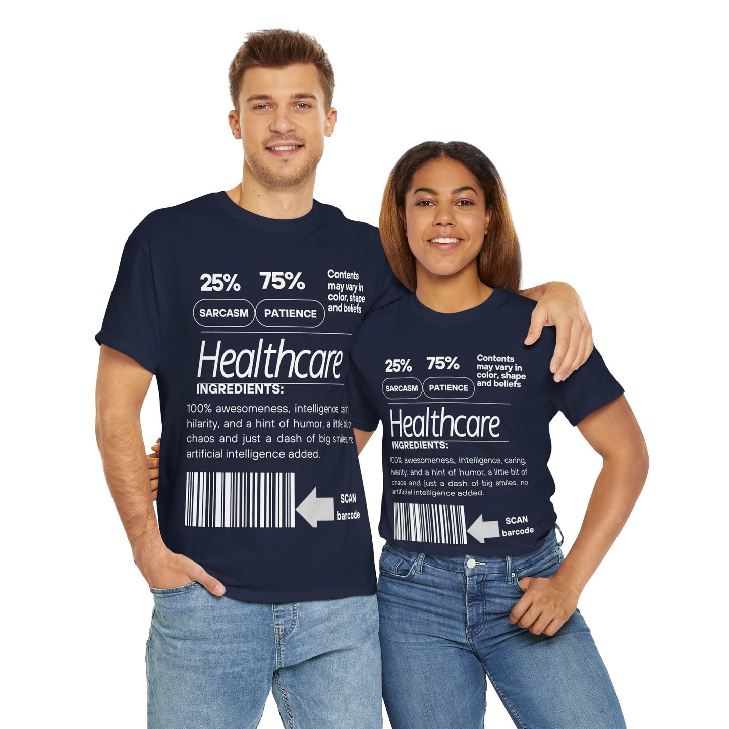 DCAL Healthcare humor Unisex Heavy Cotton Tee