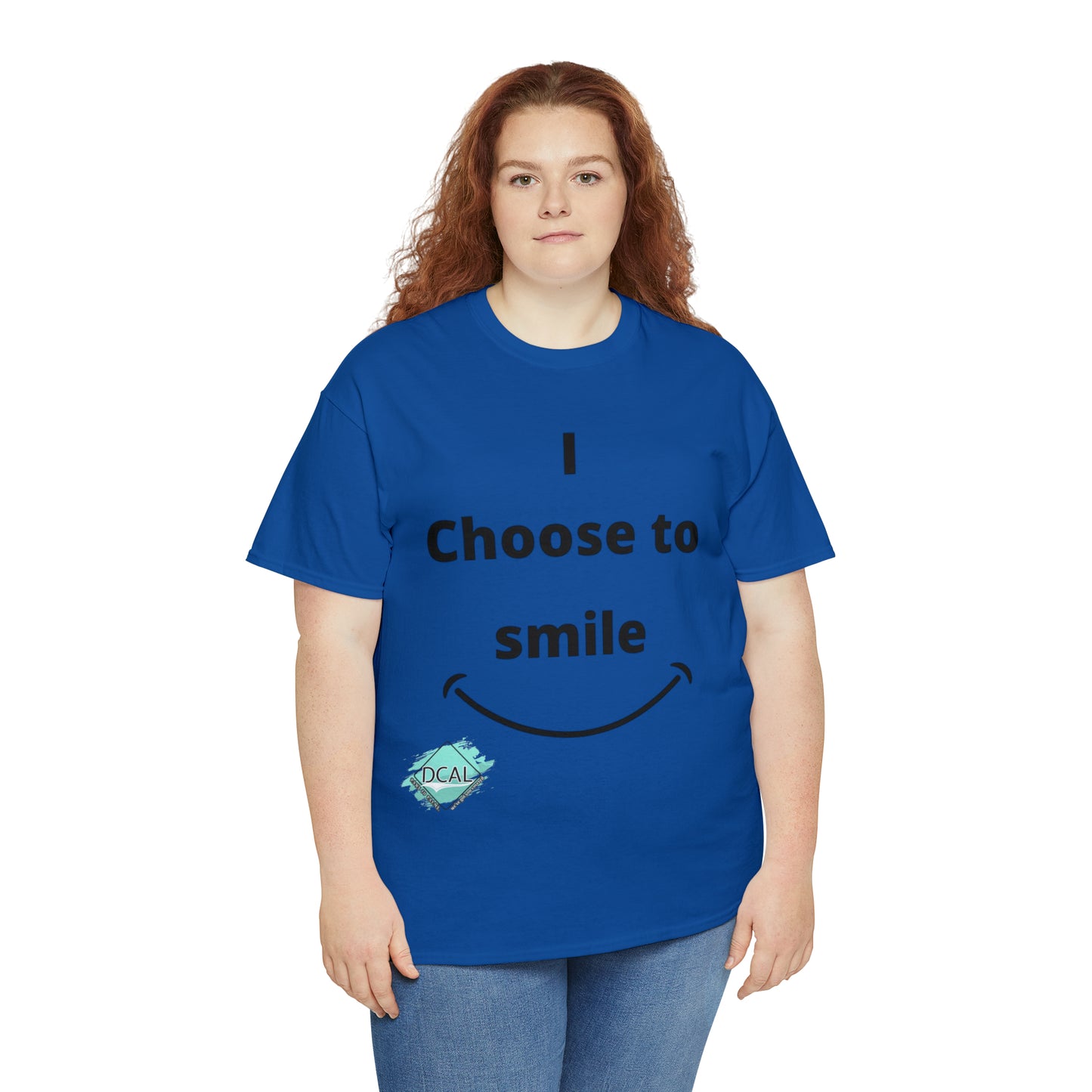 DCAL Graphic Tees "I Choose To Smile" Unisex Heavy Cotton Tee