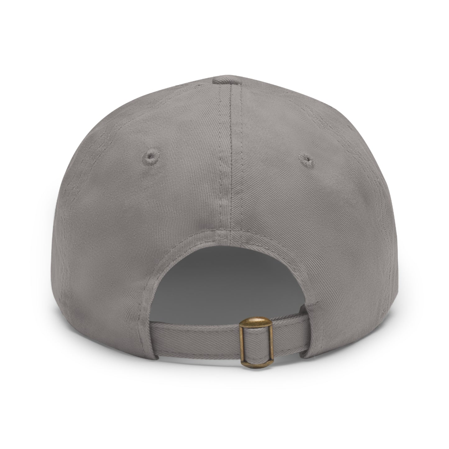 DCAL Brown Collection Accessories "Kinda Care, Kinda Don't" Hat with Leather Patch (Round)