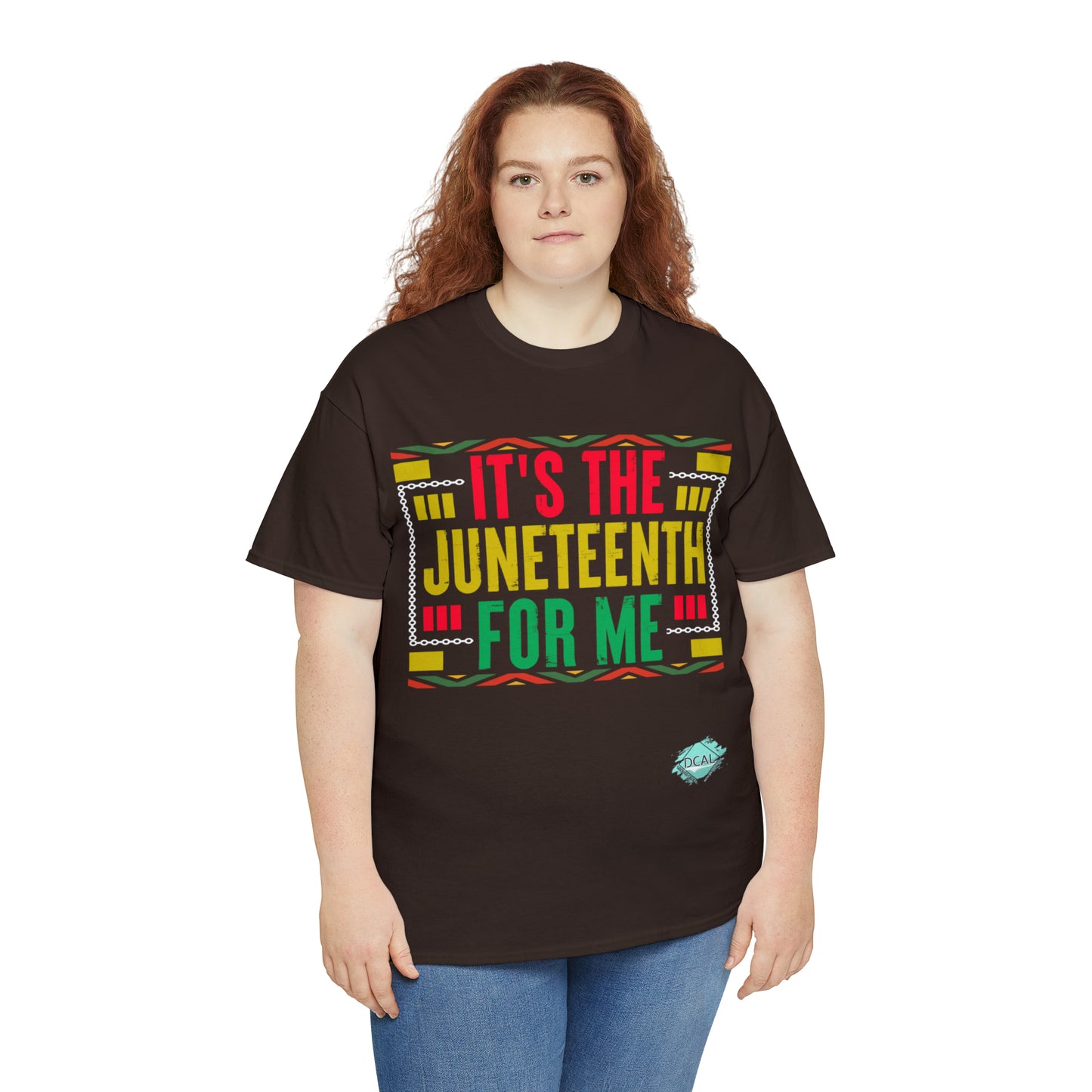 DCAL Juneteenth Its The Juneteenth" Unisex Heavy Cotton Tee