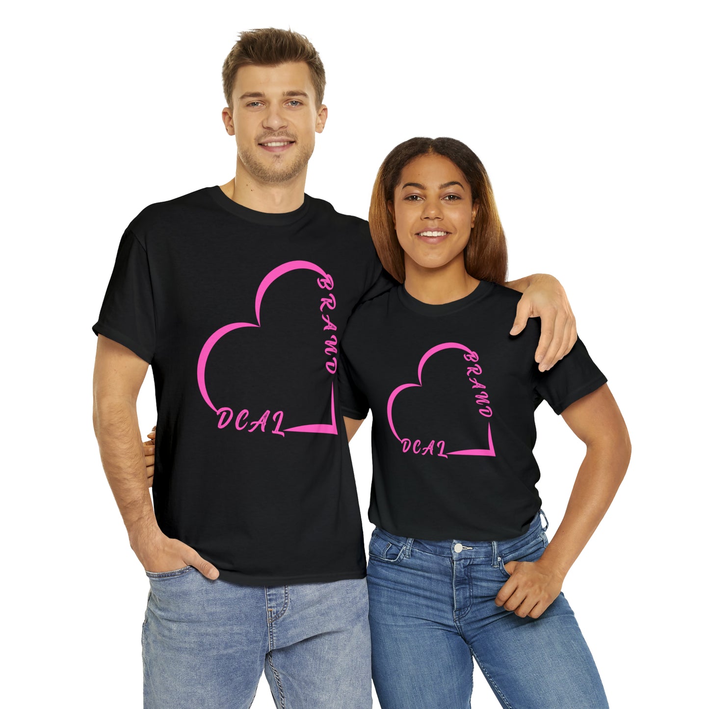 DCAL Graphic Tees "Heart" Unisex Heavy Cotton Tee