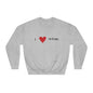 DCAL Graphic Tees "I Heart My PitBull" Unisex DryBlend® Crewneck Sweatshirt