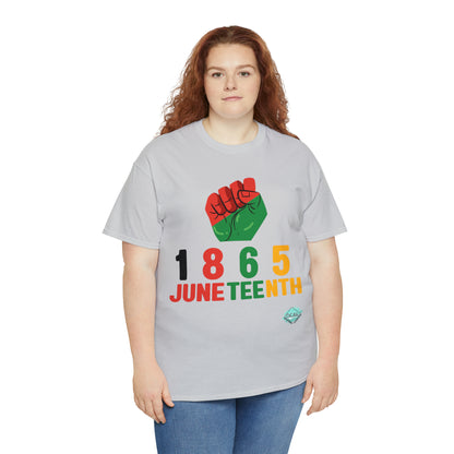 DCAL Juneteenth "1865 Fist" Unisex Heavy Cotton Tee