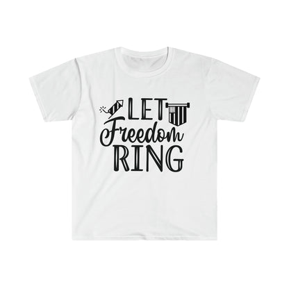 DCAL 4th of July "Let Freedom Ring" Unisex Softstyle T-Shirt