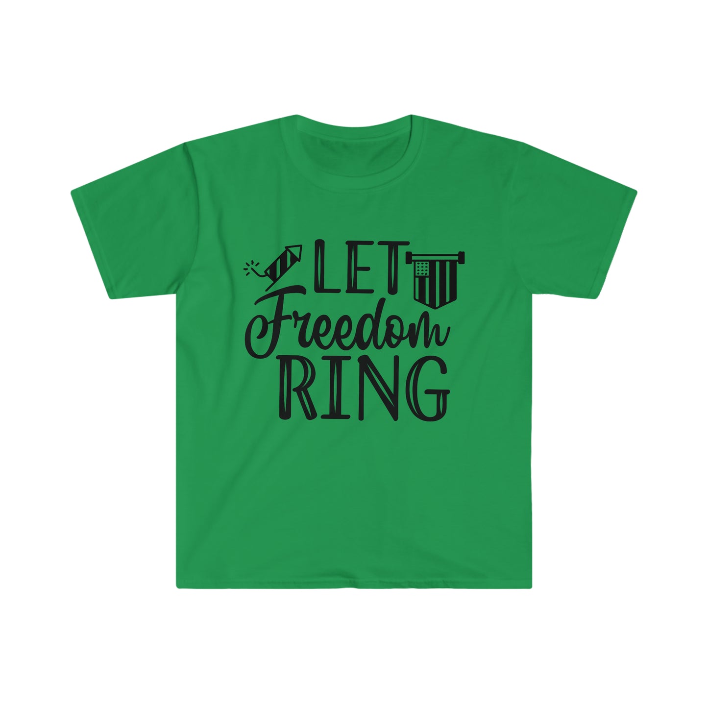 DCAL 4th of July "Let Freedom Ring" Unisex Softstyle T-Shirt