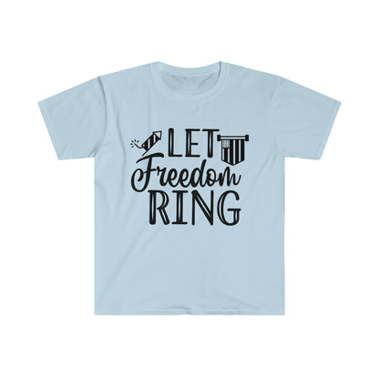 DCAL 4th of July "Let Freedom Ring" Unisex Softstyle T-Shirt