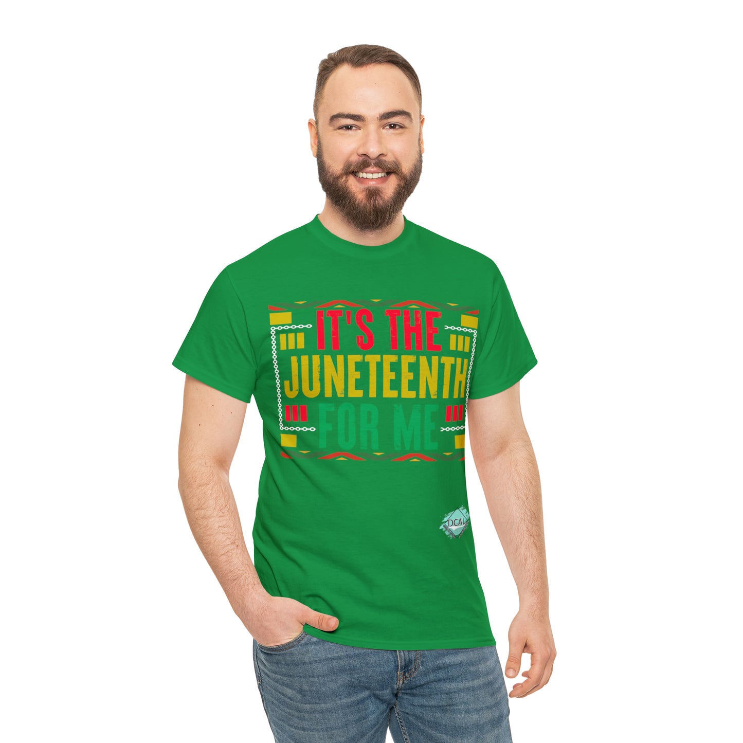 DCAL Juneteenth Its The Juneteenth" Unisex Heavy Cotton Tee