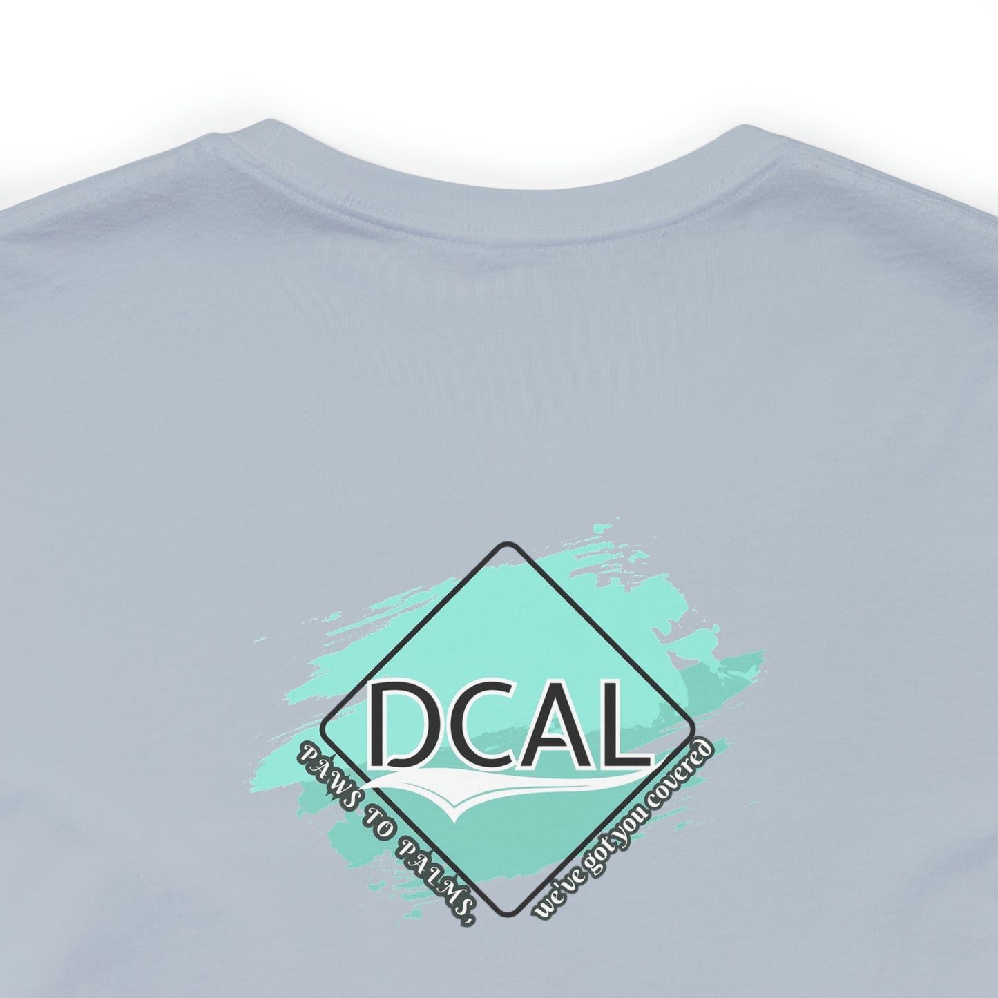 DCAL Minimalist "Paws to Palms" Unisex Jersey Short Sleeve Tee