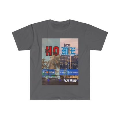 DCAL Graphic Tees "Michigan and Florida" Unisex Softstyle T-Shirt