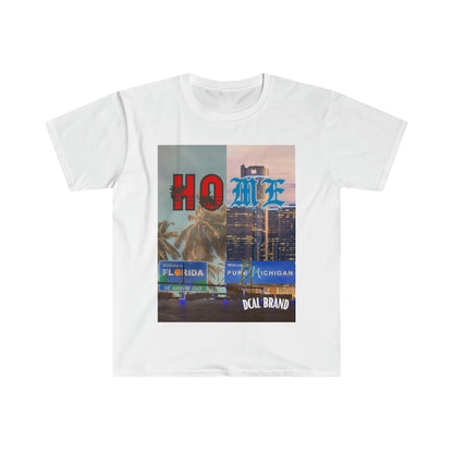 DCAL Graphic Tees "Michigan and Florida" Unisex Softstyle T-Shirt