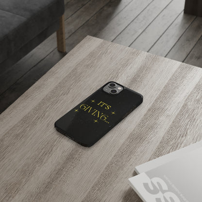 DCAL Accessories (It's Giving)Slim Phone Cases