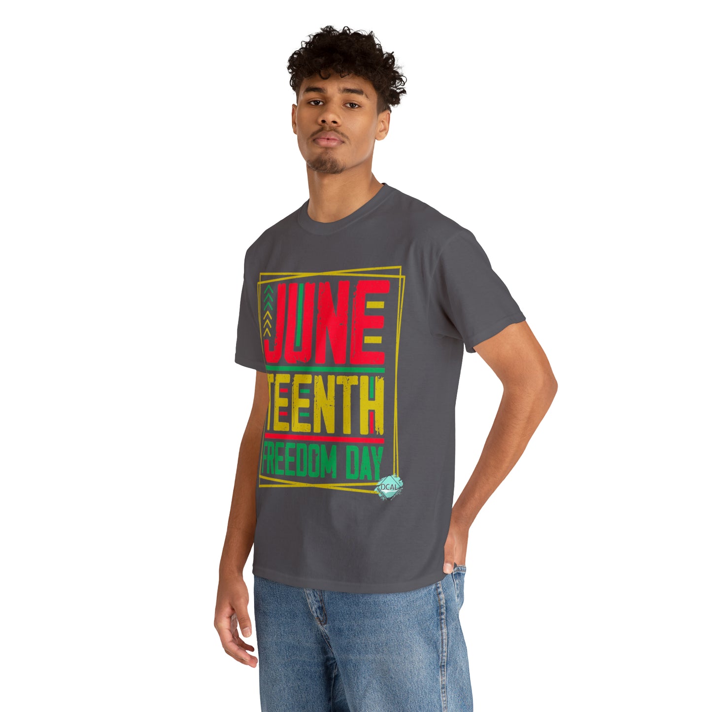 DCAL Juneteenth "Freedom Day" Unisex Heavy Cotton Tee