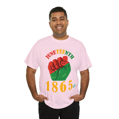 DCAL Juneteenth "1865 Fist" Unisex Heavy Cotton Tee