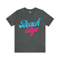 DCAL Beach Collection "Beach Bye" Unisex Jersey Short Sleeve Tee