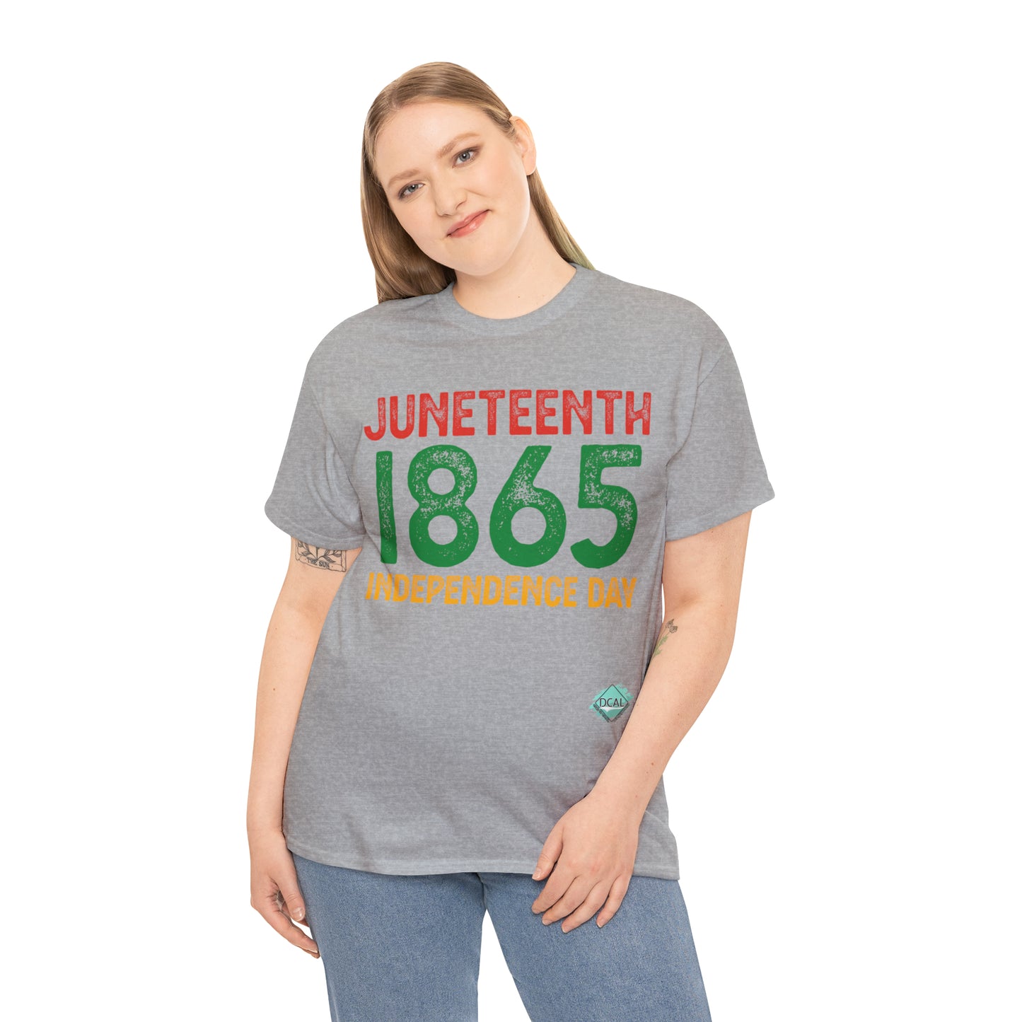 DCAL Juneteenth "1865" Unisex Heavy Cotton Tee