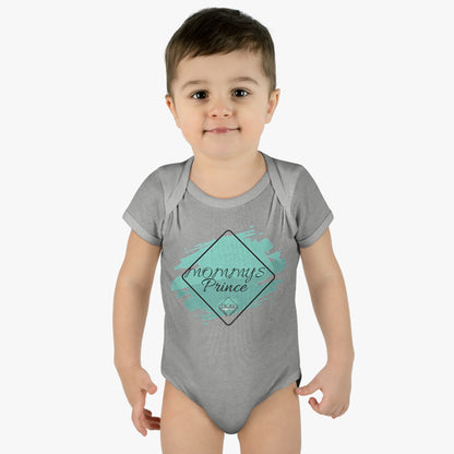 DCAL Baby Clothes "Mommy's Prince" Infant Baby Rib Bodysuit