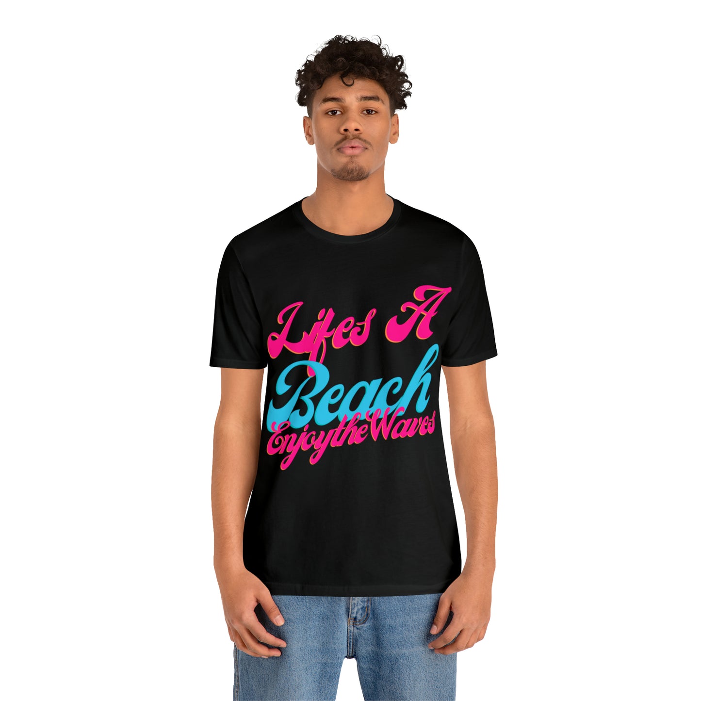 DCAL Beach Collection "Lifes a Beach Enjoy The View" Unisex Jersey Short Sleeve Tee